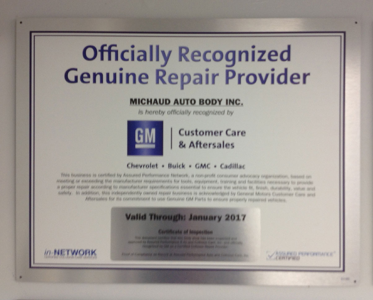 GM Certification